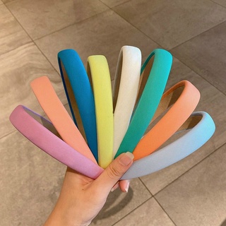 Băng Đô Cài Tóc Bằng Xốp Dày Màu Macaron Ngọt Ngào Thời Trang Hàn Quốc Cho Nữ ( luôn săn hàng sll )