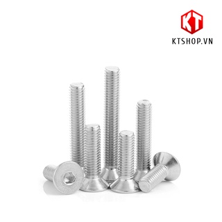 Bulong lục giác Đầu Côn Inox M5 10 con