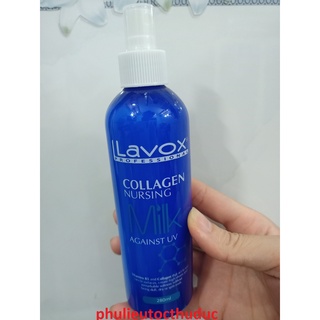 Xịt dưỡng xanh Lavox collagen phục hồi tóc - phụ liệu tóc Thủ Đức