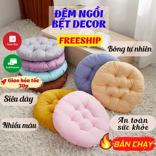 Đệm Ngồi Bệt Kiểu Nhật, Nệm Lót Ghế Bông Kiểu Tròn Sang Trọng Nhiều Màu PAPAA.HOME