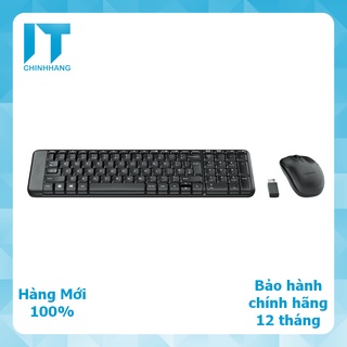 Combo Bàn Phím &amp; Chuột Không Dây Logitech MK220 - Hàng Chính Hãng