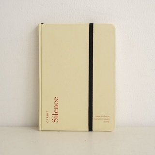 Quà 8/3 - Sổ tay A5 Crabit Silence Vàng - Ruột trơn plain 100gsm ghi chép, làm bullet journal- Giao hỏa tốc