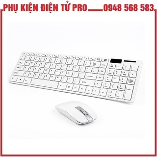 BỘ BÀN PHÍM CHUỘT KHÔNG DÂY YDL-G-06 MINI ULTRA-THIN USB 2.4G WIRELESS KEYBOARD +1600DPI (TRẮNG)