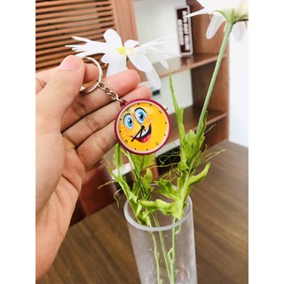 Móc khóa đồng hồ hồ mặt cười siêu cá tính Ts 01