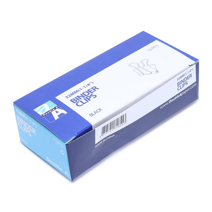 Kẹp bướm 32mm Double A ( Kẹp đen)