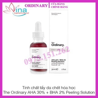 Serum tẩy tế bào chết, cải thiện mụn The Ordinary AHA 30% BHA 2% Peeling Solution