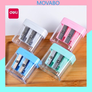 Gọt bút chì chuốt viết chì 2 lỗ deli 0576 mã GBCH00X