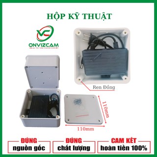 [TẶNG VÍT NỞ ] Hộp kỹ thuật đựng nguồn camera chống nước  - Loại tốt có zen đồng lắp camera ezviz, onviz
