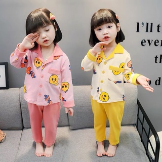 Bộ pizama dài tay cho bé gái dễ thương