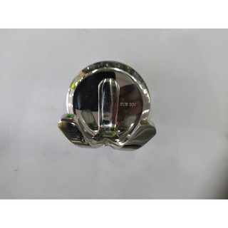 móc áo 2 chia , bát tròn , inox 304, móc đơn