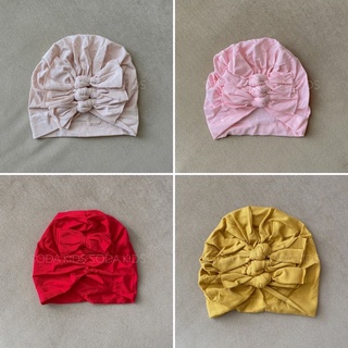(Ảnh thật) Mũ Turban 3 nơ siêu xinh ( 4 màu )