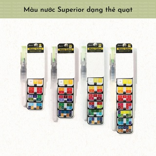 MÀU NƯỚC SUPERIOR DẠNG THẺ QUẠT 18/25/33/42 (TẶNG KÈM CỌ NƯỚC)