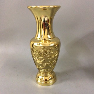 Lọ lục bình đồng thau nguyên chất.