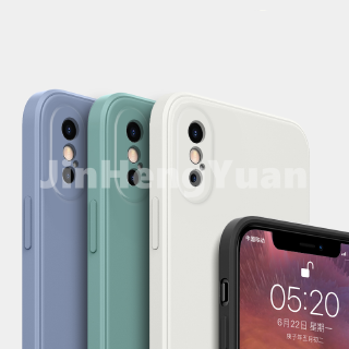 Ốp lưng dẻo màu kẹo viền cạnh vuông cho IPhone 7 8 SE Plus X XS XSMAX XR 11 11Pro 11