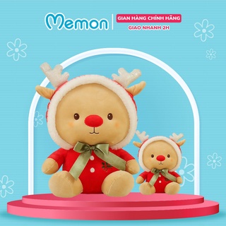 Gấu Bông Tuần Lộc Baby Giáng Sinh Noel Cao Cấp Memon