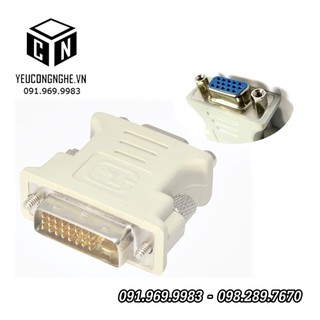 Đầu chuyển VGA ra DVI 24pin adapter kết nối tín hiệu hình ảnh