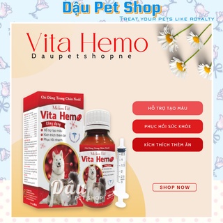 Thuốc bổ máu Vita Hemo - kích thích ăn uống cho chó mèo