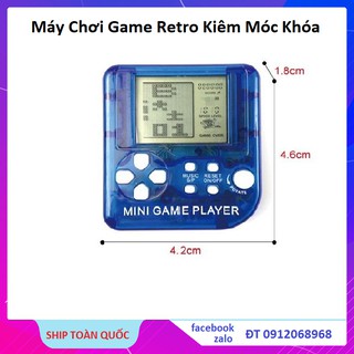 Máy Chơi Game Mini Cầm Tay Cổ Điển -Kiêm Móc Treo Chìa Khóa (Màu Ngẫu Nhiên)