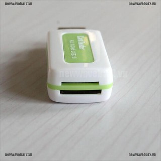 Bộ 2 Đầu Đọc Thẻ Nhớ Usb 2.0 4 Trong 1 Cho Sd / Tf / T-Flash / M2