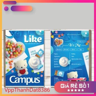 (Sale)  Vở kẻ ngang Campus Gift 120 trang