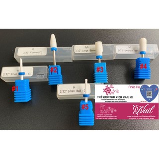 Đầu Mài Sứ - Lắp Máy, Mài Móng Cực Tốt Dùng Rất Thích - Lẻ 1 Cái