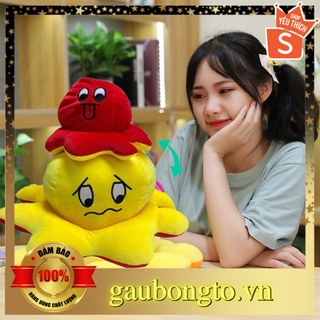 Gấu bông Bạch Tuộc 𝑯𝒂̀𝒏𝒈 𝑪𝒂𝒐 𝑪𝒂̂́𝒑, gối ôm hình thú nhồi bông Bạch Tuộc 2 mặt cảm xúc xinh xắn cute
