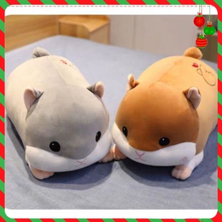 [CHUYÊN SỈ GIÁ SỐC] Thú Nhồi Bông Hình Chú Chuột Hamster Màu Xám Siêu Mịn 2 Size