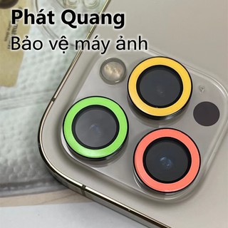 Kính Cường Lực Bảo Vệ Camera Mạnh Mẽ Màu Dạ Quang Dành Cho Iphone 12 Pro Max 11 Pro Max 12 Mini