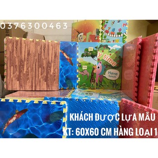 XỐP GHÉP TRẢI SÀN 60x60 CM LOẠI 1 SET 4 HOẶC 6 TẤM
