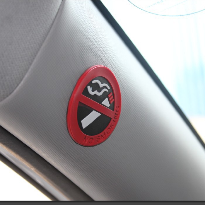 Bộ 2 Ticker 3D No Smoking