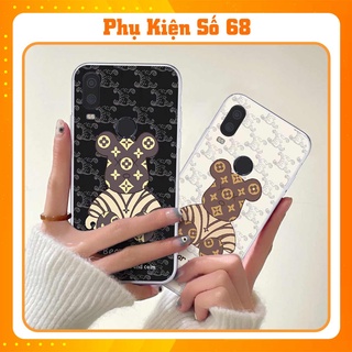 Ốp lưng điện thoại Vsmart Active 1 / Active 1 Plus / Active 1+ elegant, gấu be@rbrick cao cấp, vỏ ốp rẻ đẹp