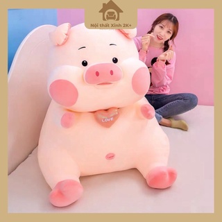 Heo bông ngồi má hồng cánh tiên cho béFREE SHIP
