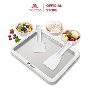 Máy Làm Kem Cuộn Mini Mocato M605 Làm Kem Cuộn Thái Lan Tại Nhà Không Dùng Điện An Toàn Dễ Sử Dụng