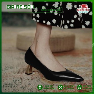 [ẢNH THẬT] Giày cao gót vimily 6 phân, classic đi làm đi chơi, da mềm,êm chân-SS107 .