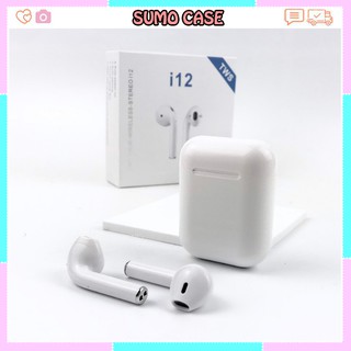 Tai Nghe Bluetooth I12 TWS Cảm Biến Vân Tay Tương Thích Với Iphone/Androi Âm Thanh Sống Động Kèm Phụ Kiện