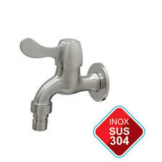 Vòi hồ inox 304, Vòi xả nước sân vườn - vòi máy giặt SUS 304