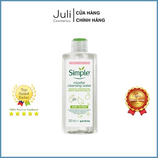 Nước Tẩy Trang Simple Dành Cho Da Nhạy Cảm 200ml