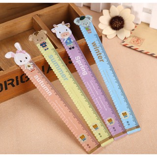 [ HCM ] THƯỚC KẺ HỌC SINH CÁC LOẠI MẪU HOẠT HÌNH DỄ THƯƠNG DÀI 15CM