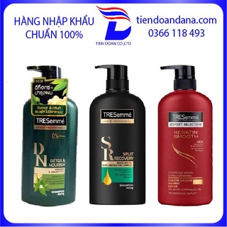 Dầu gội Tresemme ⚡ HÀNG NHẬP KHẨU ⚡ Thái Lan 450ml xanh-đỏ-đen bảo vệ da đầu hết gầu thơm mát