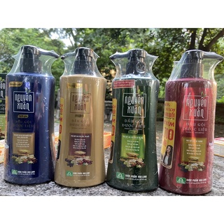 DẦU GỘI DƯỢC LIỆU NGUYÊN XUÂN CHAI VÒI 350ML TẶNG 35ML