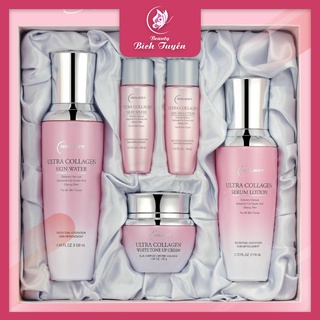 Bộ dưỡng da HOLIKEY Ultra HQ tinh chất Collagen tươi - Bộ chăm sóc da chuyên sâu hỗ trợ nám tàn nhang