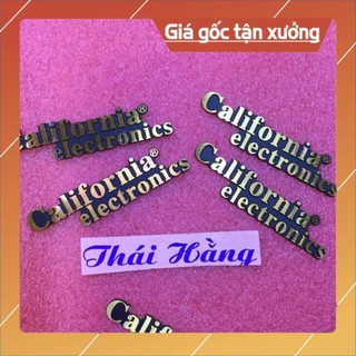 . Bộ tem dán chữ California giá bán 2 đôi ..