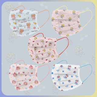 [Lẻ 1 cái] Khẩu trang hoạt hình Style Hàn Quốc người lớn in hình hoạt hình dễ thương x Mask of Meousaigon97 (Mã YTB)