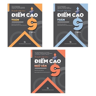 Sách - Combo Bí quyết chinh phục điểm cao Ngữ văn 9 - Toán 9 Tập 1 + Tập 2