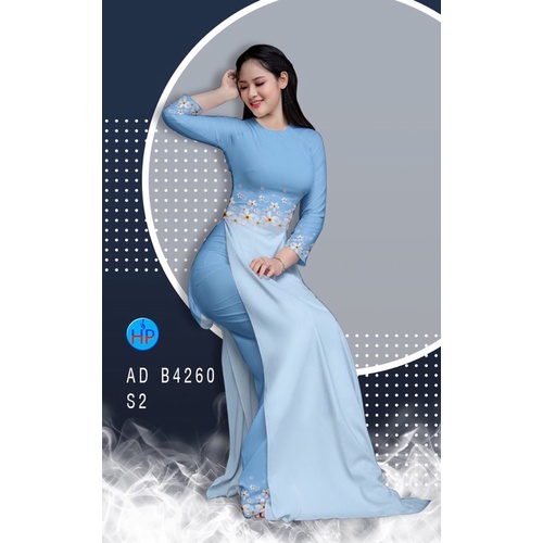 Vải áo dài hoa eo