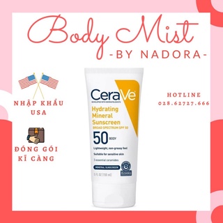 Kem Chống Nắng Dành Cho Body Cerave Hydrating Suncreen Board Spectrum SPF 50 (150ml)