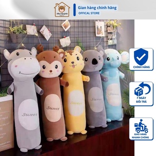 Gối ôm cho bé, gối ôm hình thú đáng yêu 4 size 55cm, 70cm, 90cm, 110cm