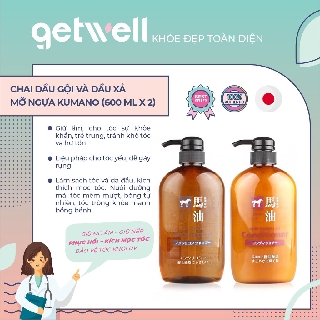 DẦU GỘI XẢ MỠ NGỰA KUMANO HORSE OIL 600ML