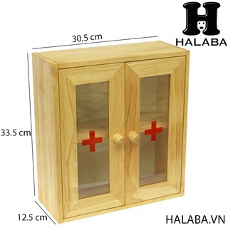 Tủ Thuốc Y Tế Gia Đình - Kích Thước 33.5 x 30.5 x 12.5 cm