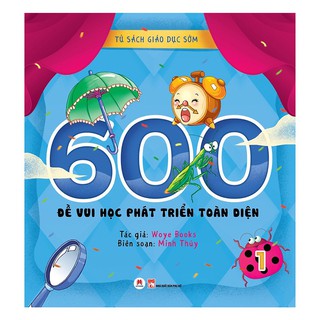Sách - 600 Đề Vui Học Phát Triển Toàn Diện - Tập 1 Gigabook